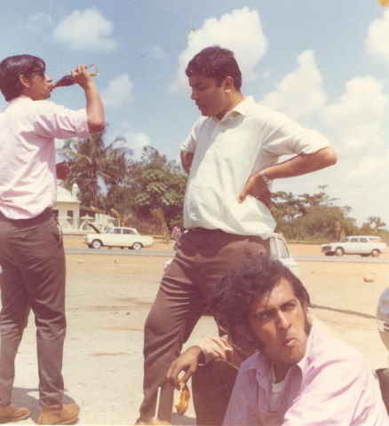 1972 - BREAK ON A ROAD TRIP FROM NAIROBI TO MOMBASA === Aziz Dharamshi, Amin Mawji & Alnashir Zaver