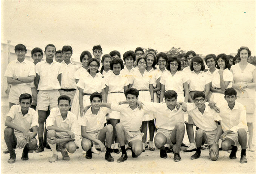 CLASS of 1966 === School photo with Mrs. Drysdale